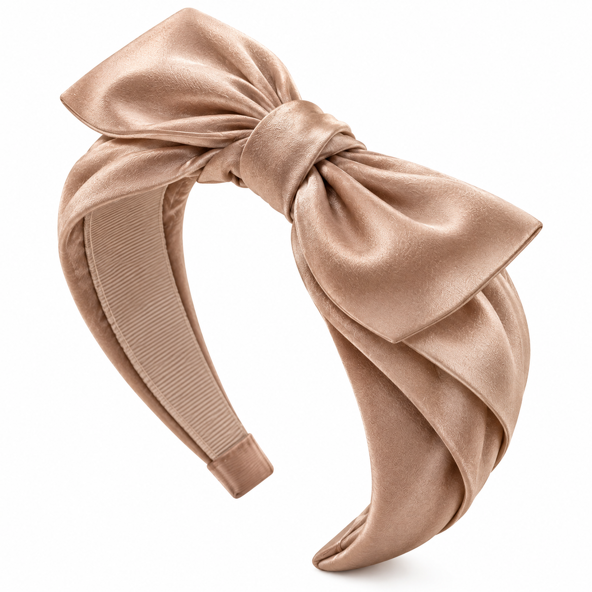 Prvoeian™ Marielle Fabric Bow Headband — Soft Statement Bow Hair Band for Women