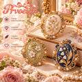 Prvoeian™ Evelisse Vintage Embossed Brooch — Sculpted Retro Cameo-Inspired Fashion Pin