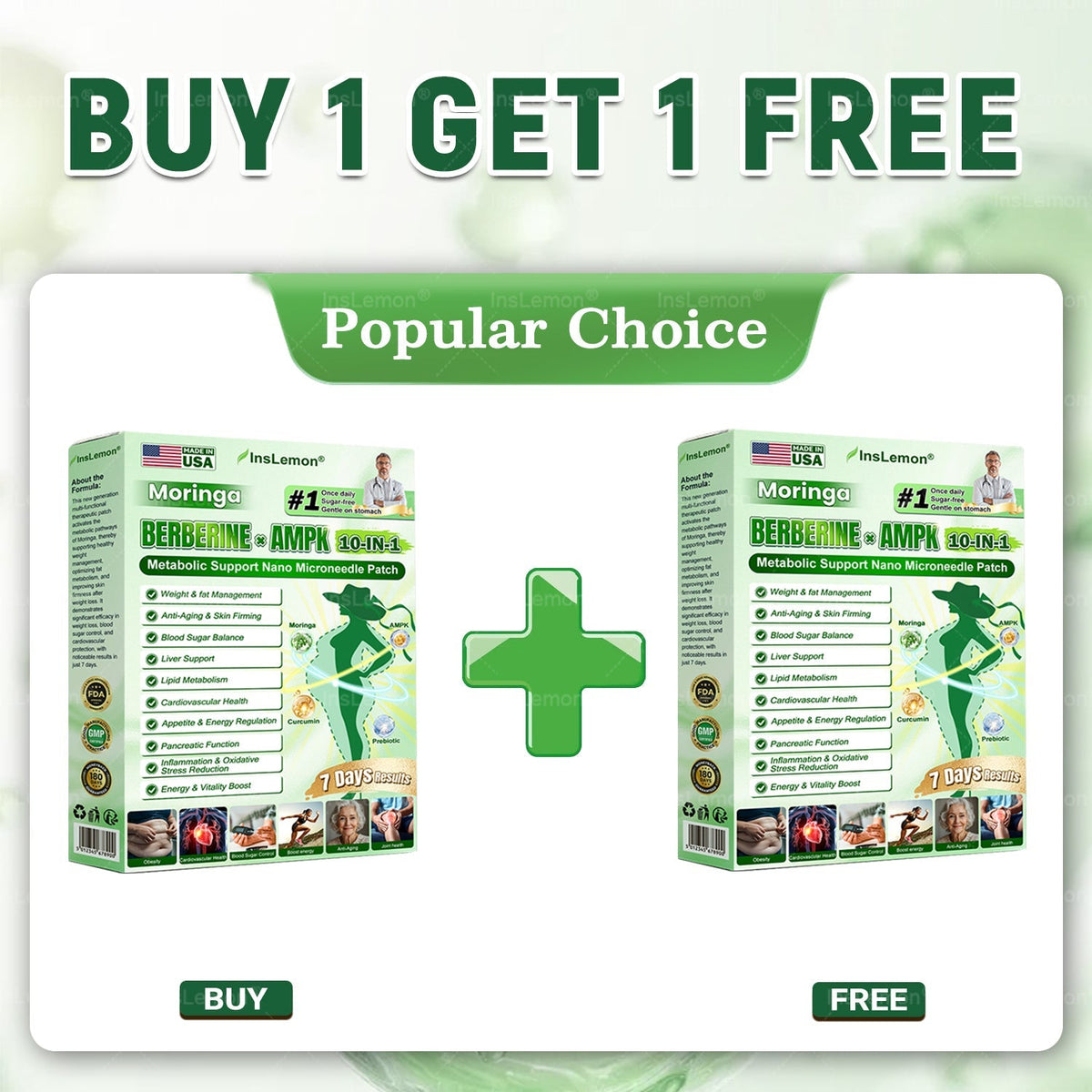 🔥 𝟱𝟬% 𝗢𝗙𝗙 | 𝐈𝐧𝐬𝐋𝐞𝐦𝐨𝐧® 𝗠𝗼𝗿𝗶𝗻𝗴𝗮 × 𝗕𝗲𝗿𝗯𝗲𝗿𝗶𝗻𝗲 × 𝗔𝗠𝗣𝗞 𝟭𝟬-𝗶𝗻-𝟭 𝗠𝗲𝘁𝗮𝗯𝗼𝗹𝗶𝗰 𝗡𝗮𝗻𝗼 𝗣𝗮𝘁𝗰𝗵🇺🇸 | 𝐎𝐧𝐜𝐞 𝐃𝐚𝐢𝐥𝐲
